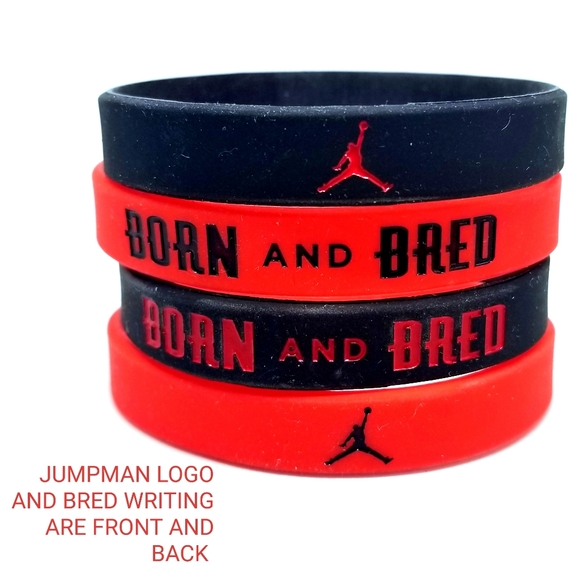 Jordan Accessories Air Jordan Silicone Wristbands Bracelet 4 Piece